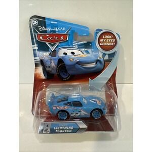 Disney Pixar Cars Dinoco Lightning McQueen #5 Look! My Eyes Change! Mattel NEW